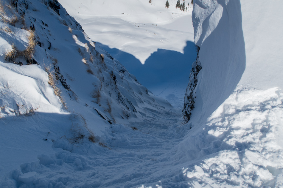 'Entr�e du couloir... pas engageant'